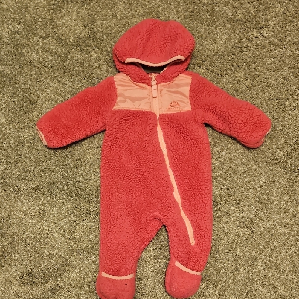 Snozu Pink Fleece Onsie